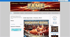 Desktop Screenshot of fameworldtour.com